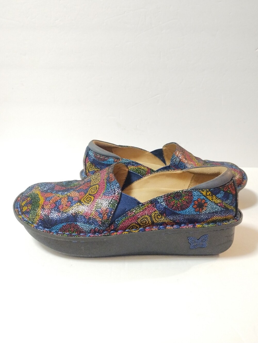 Alegria Deb Slip-on Professional Nursing Shoe Psych Fest DEB-141 Eur 38 US 8-8.5